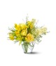Bouquet jaune délicat